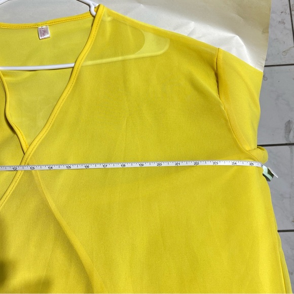 Fashion classic collection Women's Ruffled Long Sleeve Kimono, Loose,Size L NWOT - Picture 7 of 9